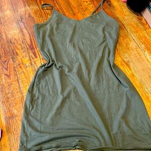 Green tight mini dress size XXl